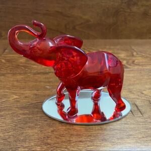 B JENSON Matriarch of the Red Diamond Elephant Figure